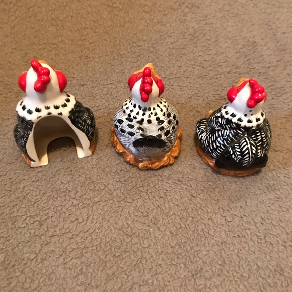 Rooster & Hen Salt & Pepper Shakers Set - Picture 2 of 6